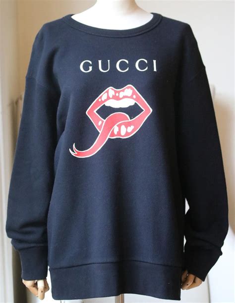 gucci red lips sweater|gucci sweater discontinued.